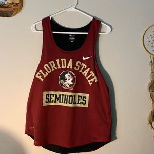 University athletic tank